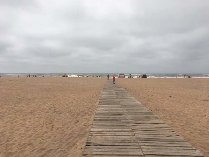 Apartamento Blanca Beach vue latérale sur mer, avec wifi Sidi Rahal  Exterior foto